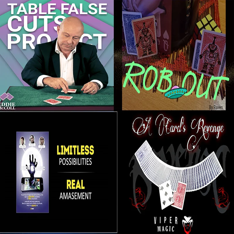 

Rob-Out by Raven | The Table False Cut Project | A Card's Revenge by Viper | iPhonomagic by Llya Laionov Magic Trick