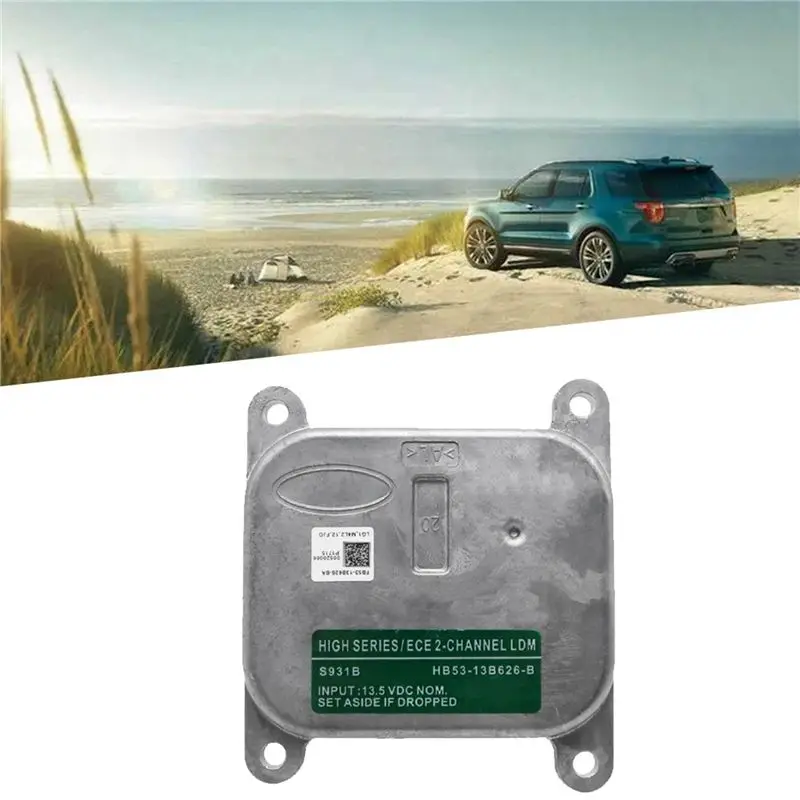 Фото Блок управления модулем фар A03Z-2X HB53-13B626-B для Ford Explorer 2017-2019, драйвер светодиодных фар LDM, ксеноновый балласт HID. №3