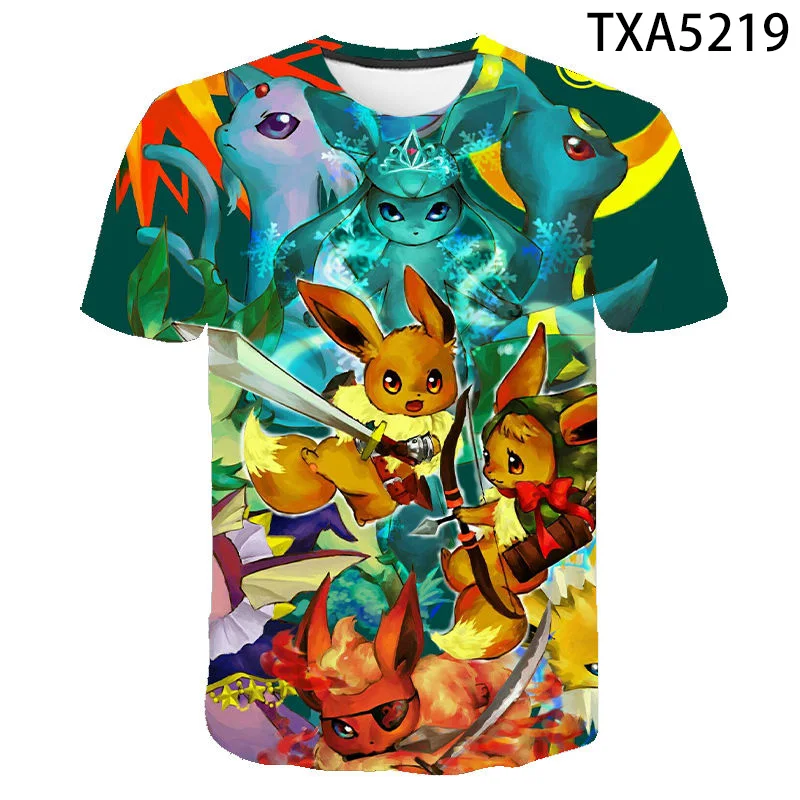 

New Summer Streetwear Print 3D T Shirts Cartoon Anime Game Casual Boy Girl Kids Fashion Short Sleeve Men Women Children Tops Tee