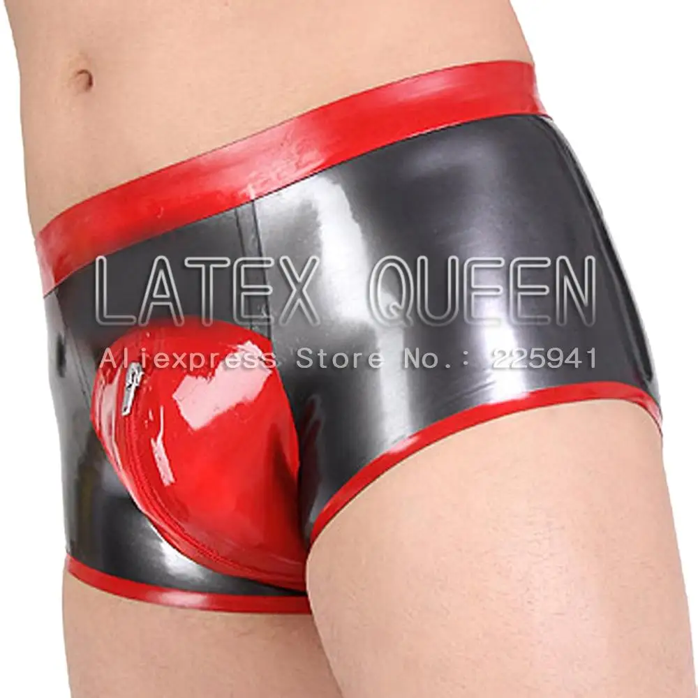 

Men's latest rubber shorts with zip