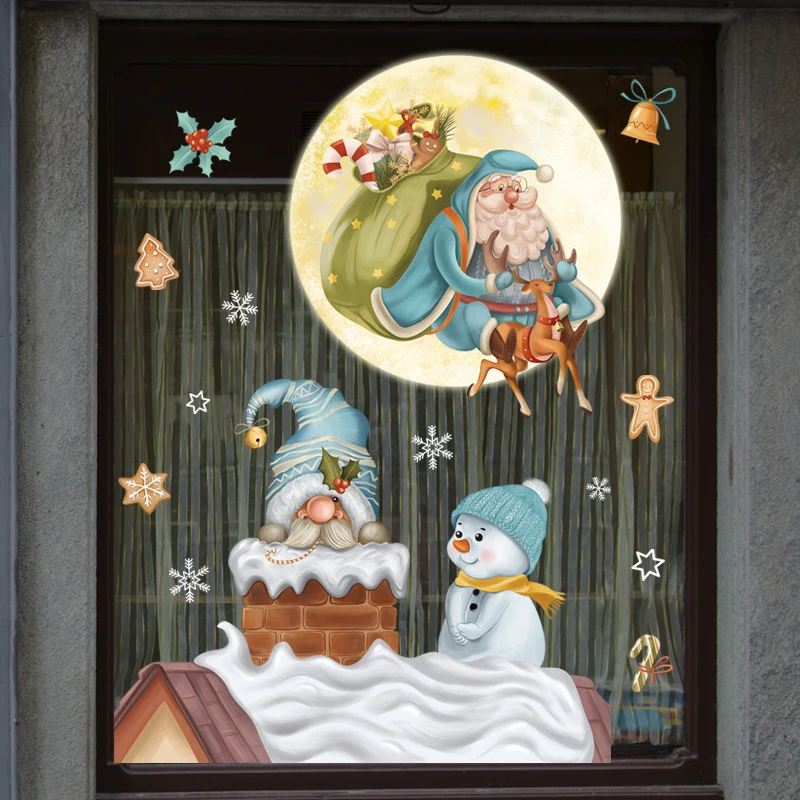 Наклейки на стену с надписью Merry Christmas