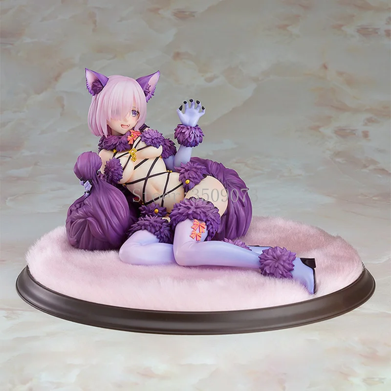 

12cm Fate/Grand Order Sexy Anime Figure Mash Kyrielight Action Figure Shielder Dangerous Beast Figurine Adult Model Doll Toys