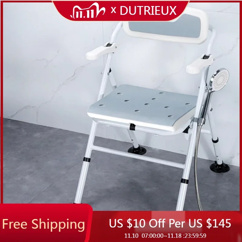 Шезлонг для душа водонепроницаемые металлические аксессуары регулируемое