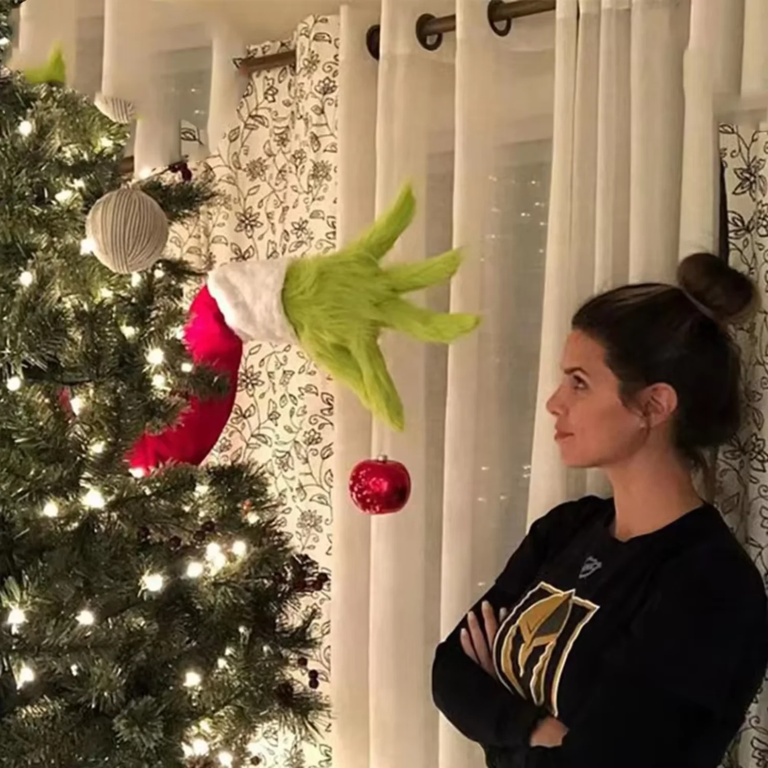 Рождественское украшение 2023 плюшевое Grinch плюшевый зеленый монстр плюшевые