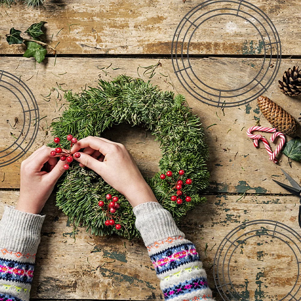 10 шт. обруч для гирлянды DIY венок рамка свадебные формы проволока с цветочным