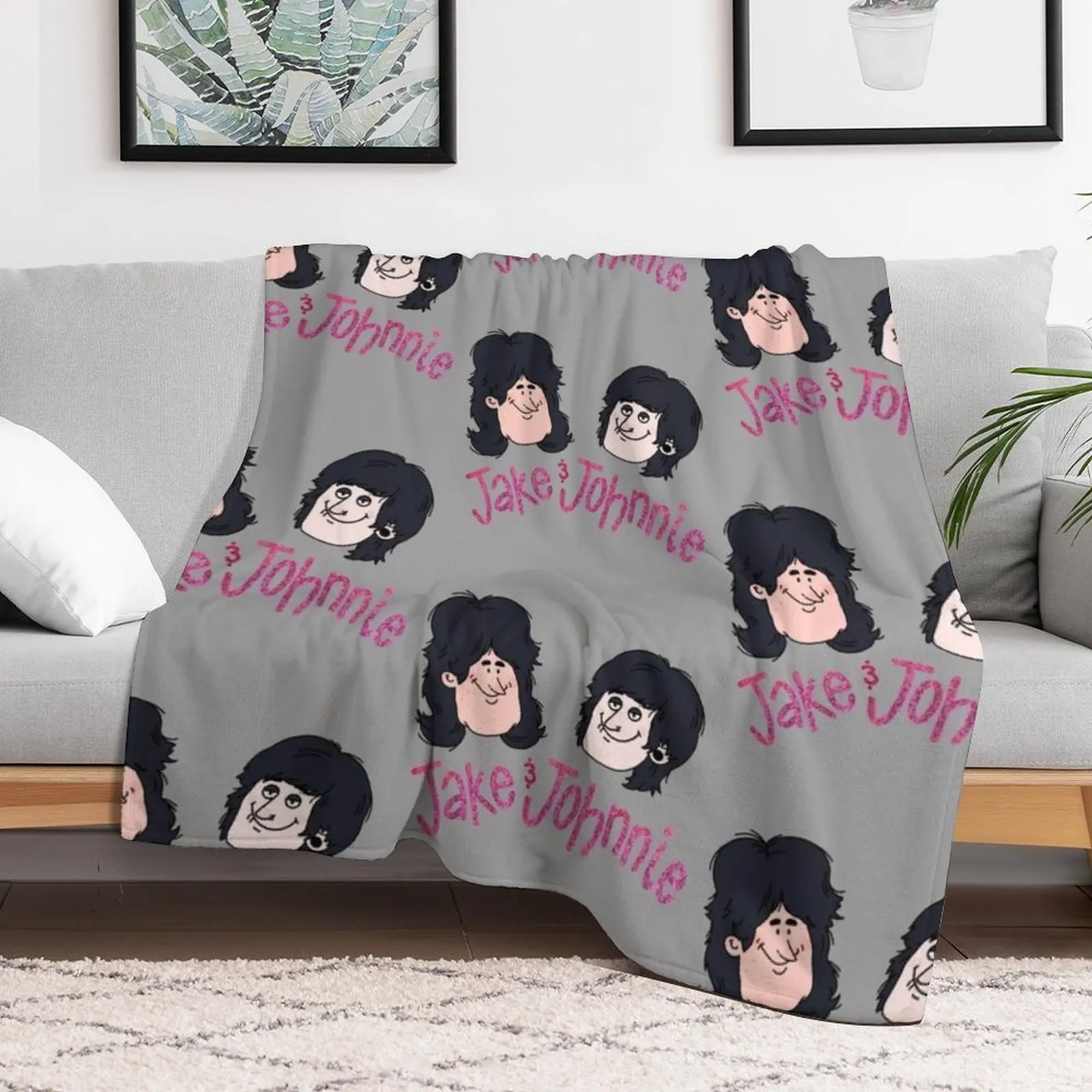 Одеяло в клетку Jake and Johnnie идея для подарка на День святого Валентина