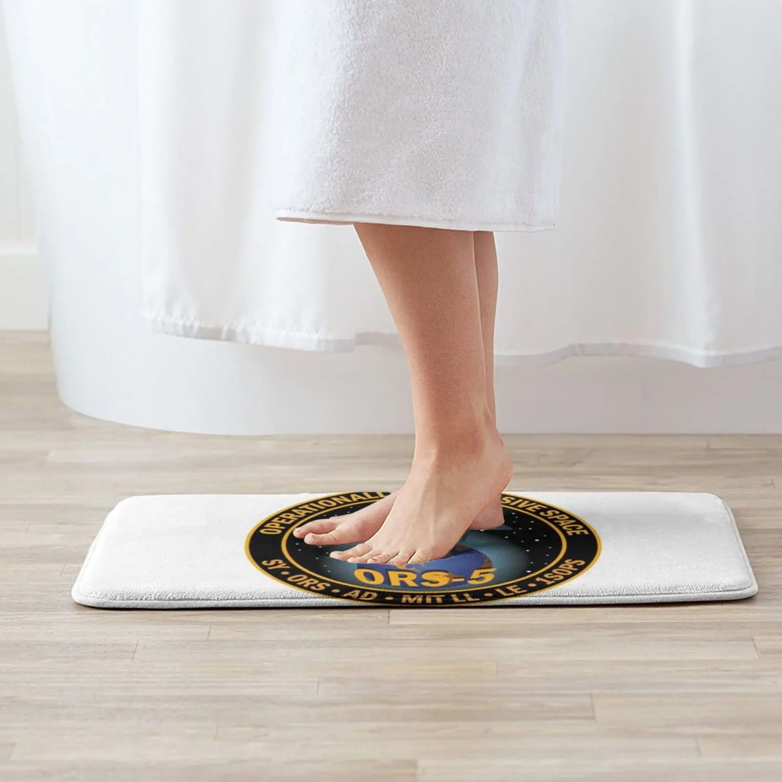 Программируемый коврик-накладка для интерьера или двери нескользящий мягкий