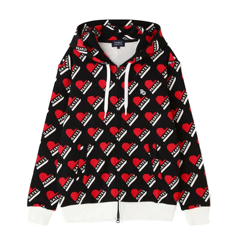 

Golf Apparel Women's Coat Long Sleeve Hooded Sweater GOLF Women's Casual Sports Warm Top