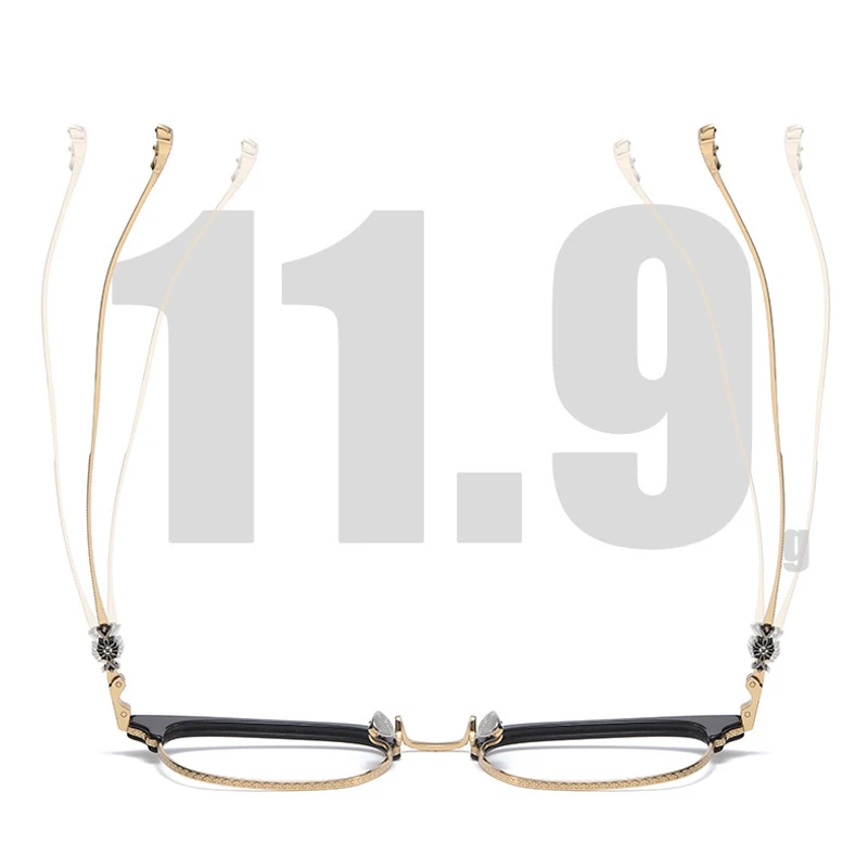 Хромированные очки Eyedoor из титана