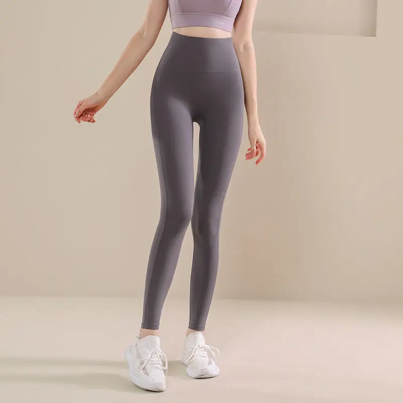 Women Yoga Pants Autumn Winter Warm High Waist Fitness Hip Lift Leggings Running Sports Workout Outer Wear Naked Feeling Tights