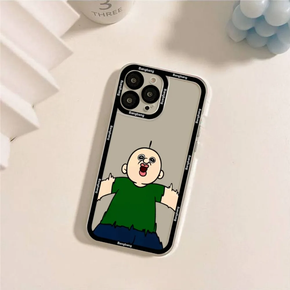 Чехол для телефона в стиле аниме Kawaii Bangbang IPhone 11 12 13 14 15 Pro Promax Plus Mini