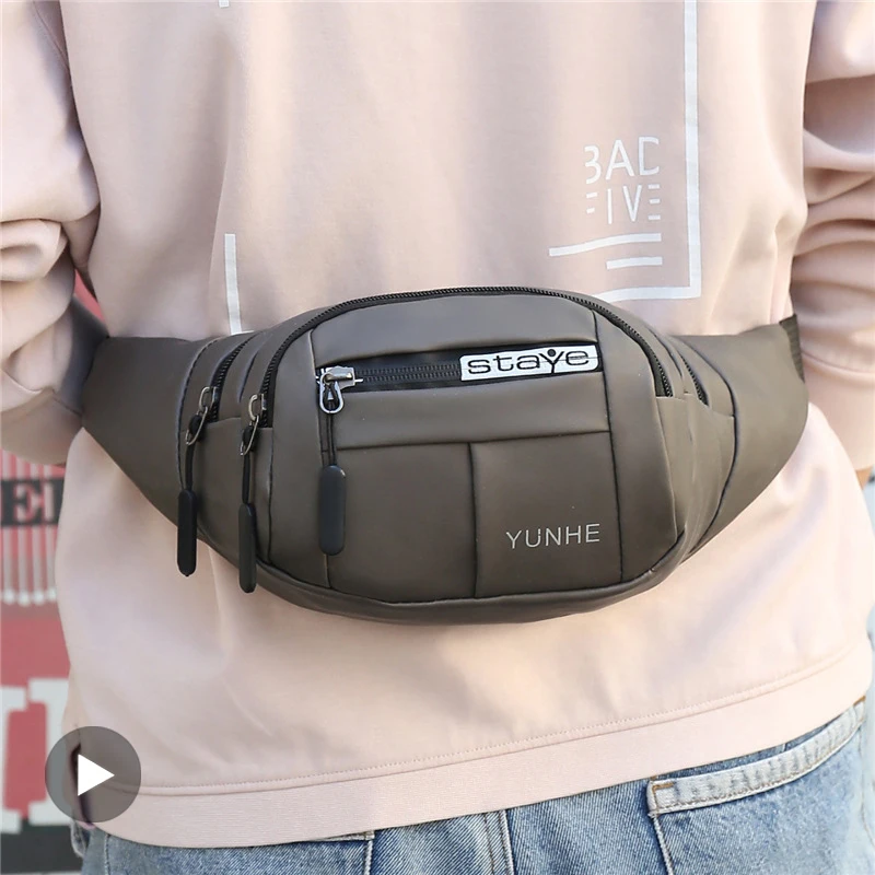 

Waist Bag Waterproof Fanny Pack For Men Women Belt Pouch Male Bum Belly Kangaroo Banana Hip Sack Cross Shoulder Phone Handbag