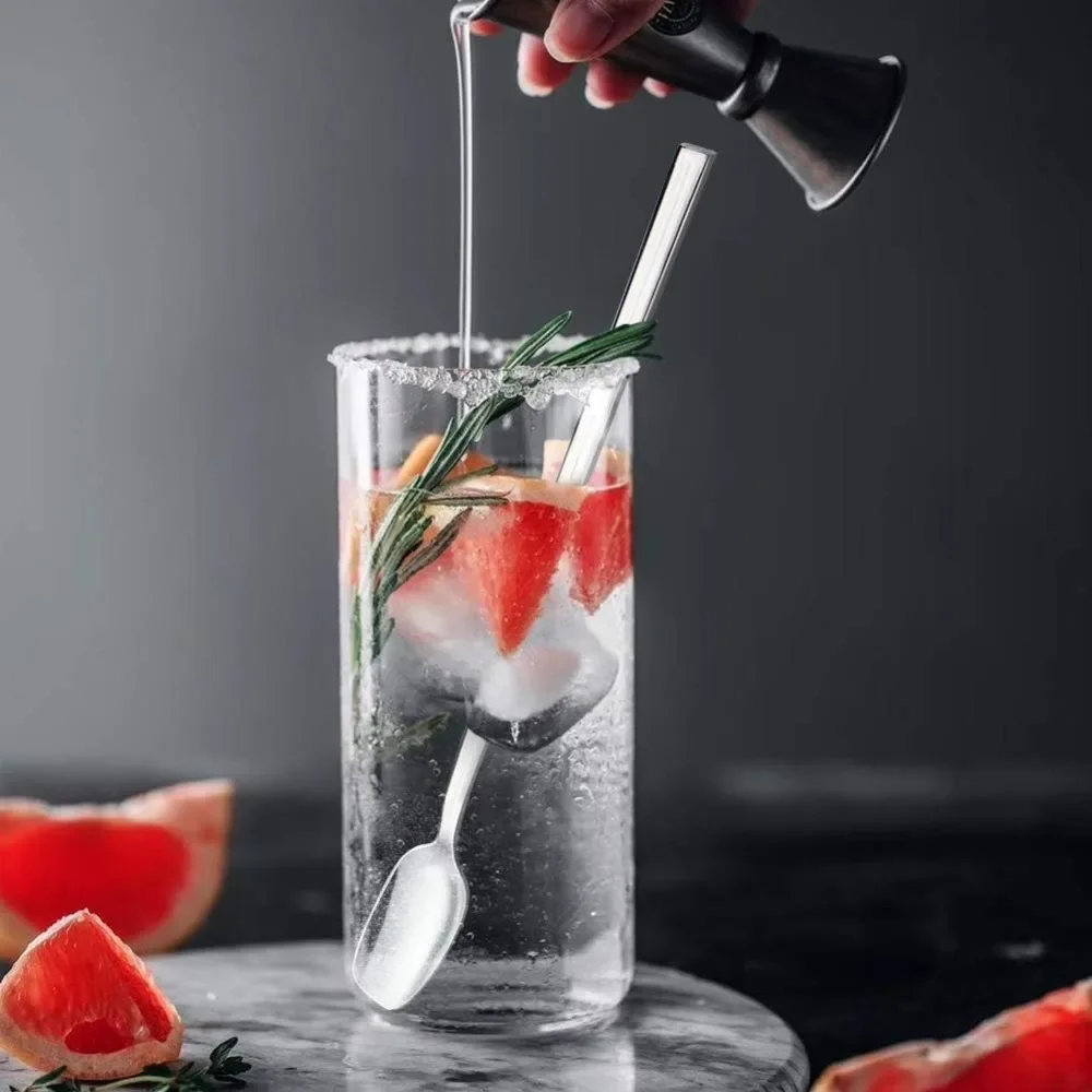 Ложка из нержавеющей стали с длинной ручкой 4 шт