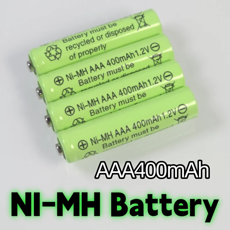 Фото Ni-MH аккумулятор AAA, 400 мАч, 1,2 В |   Перезаряжаемый долговечный для небольших гаджетов №1