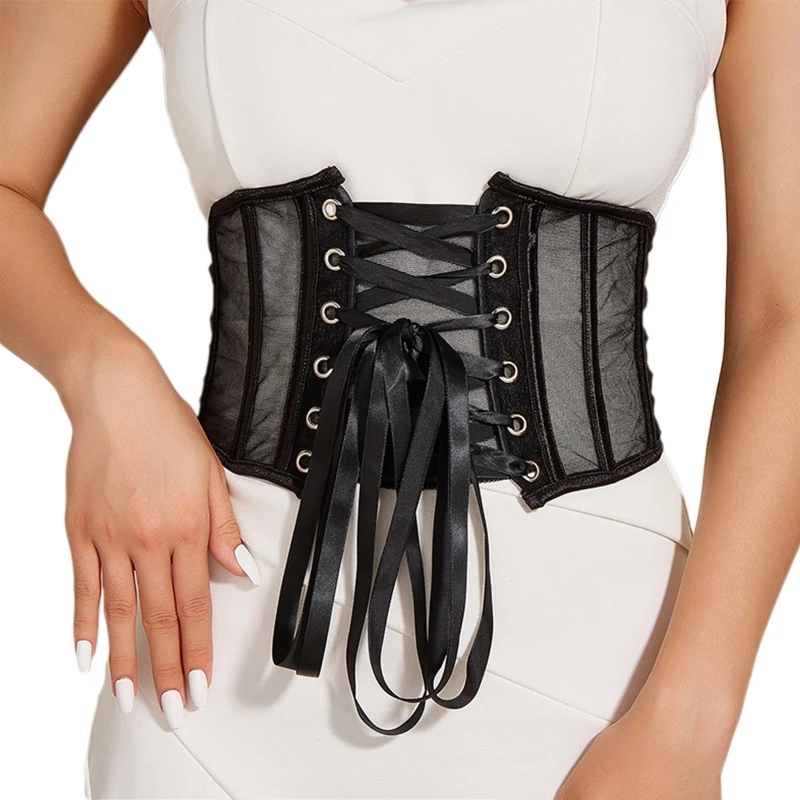 

Corset Dress Coat Cummerbunds Strap Belts for Women Banquet Elastic Tight High Waist Slimming Body Shaping Girdle Belt Top