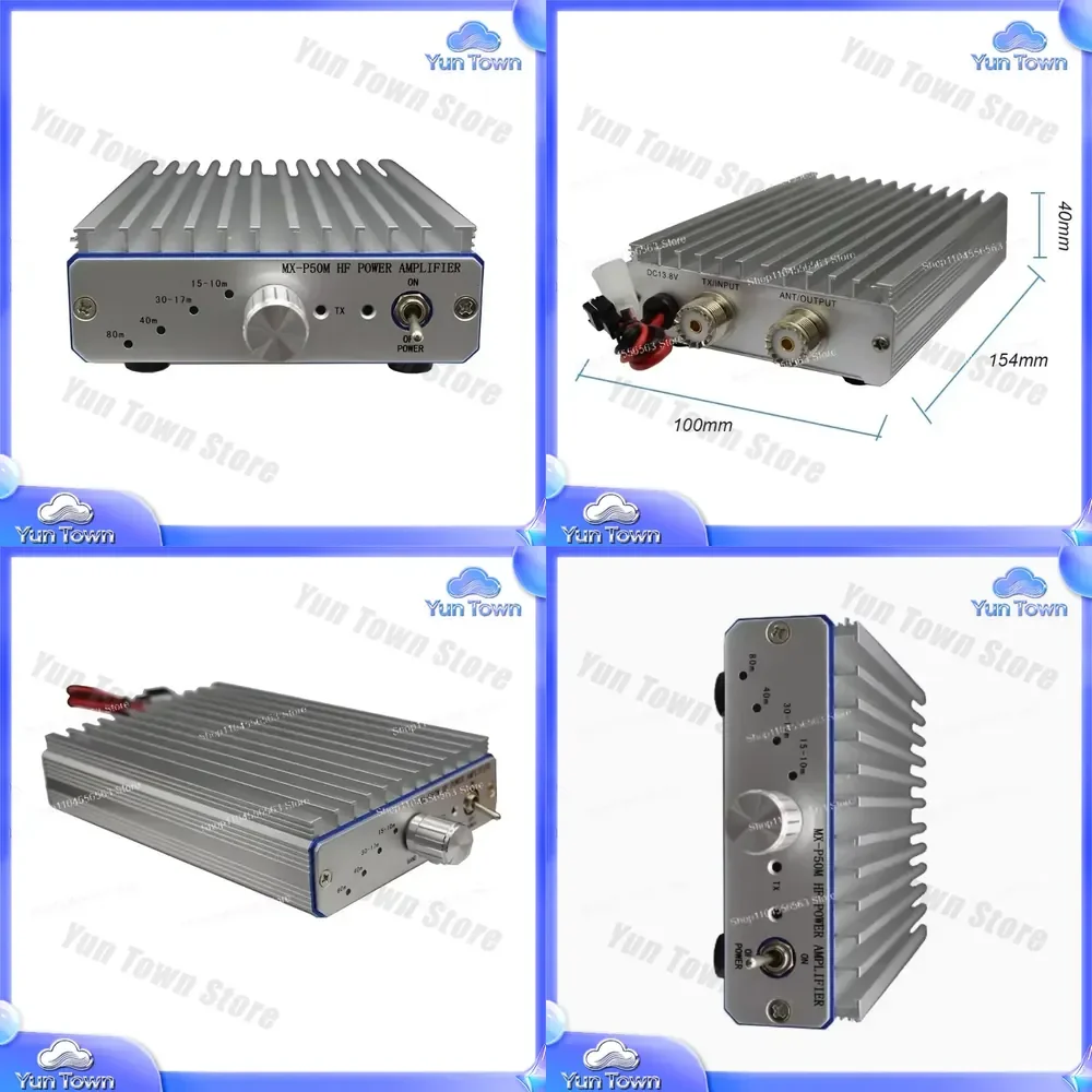 Фото Усилитель мощности 45W MX-P50M HF для радиостанций FT-817, IC-703, Elecraft KX3, QRP, FT-818, Xiegu G90, G90S, G1M, X5105, 20м/40м №1