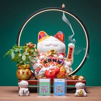 waving paws fortune cat decoration opening size shop cashier home living room gift automatic waving fortune cat