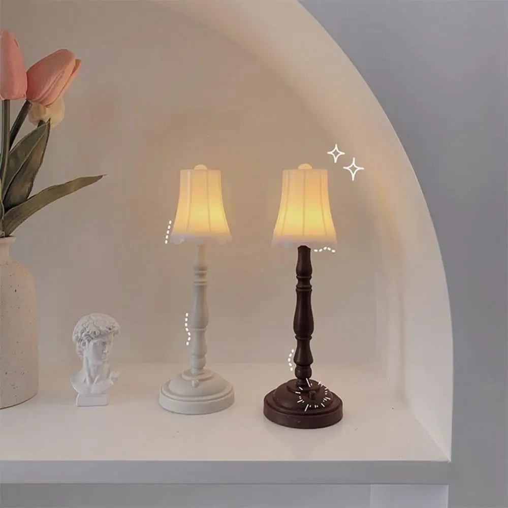 

Bedroom Vintage LED Retro Night Light Table Lamp Bedside Lighting Room Ornaments