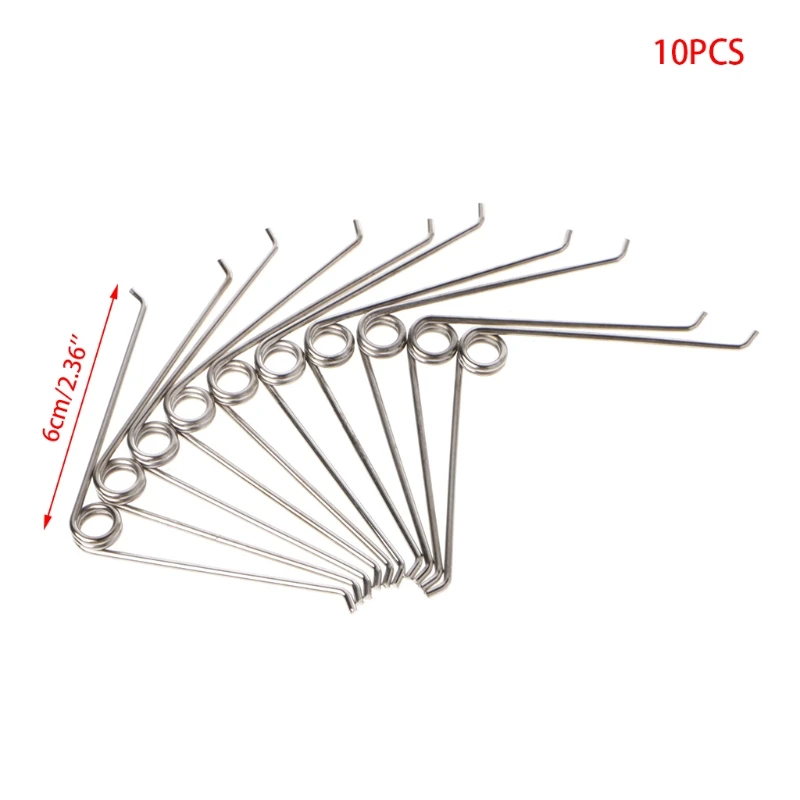 

10Pcs V Shape Steel Compression Spring Gardening Scissors Accessories Tool R9UF