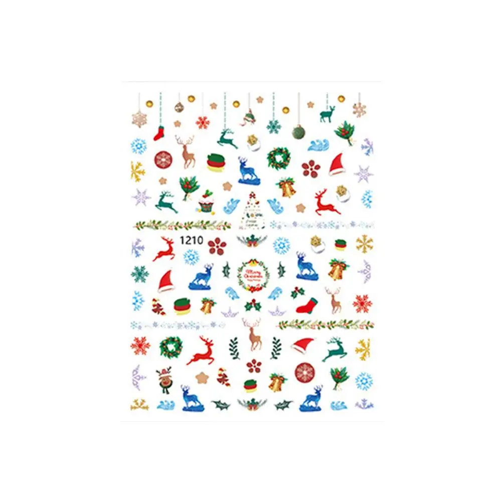 Наклейки для макияжа лица и глаз рождественские наклейки снежинки 5D Witte Sneeuwvlok