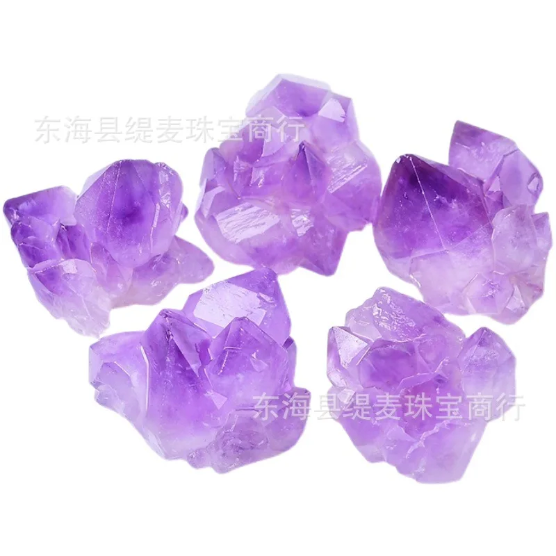 

Natural Amethyst stone Irregular Purple Quartz Stone Point Wand Energy Healing Mineral Crystal Rock Specimen Room Decor