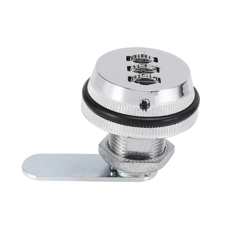 

Alloy Code Combination Cam lock Keyless Post Mail Box Cabinet RV 3 Dial