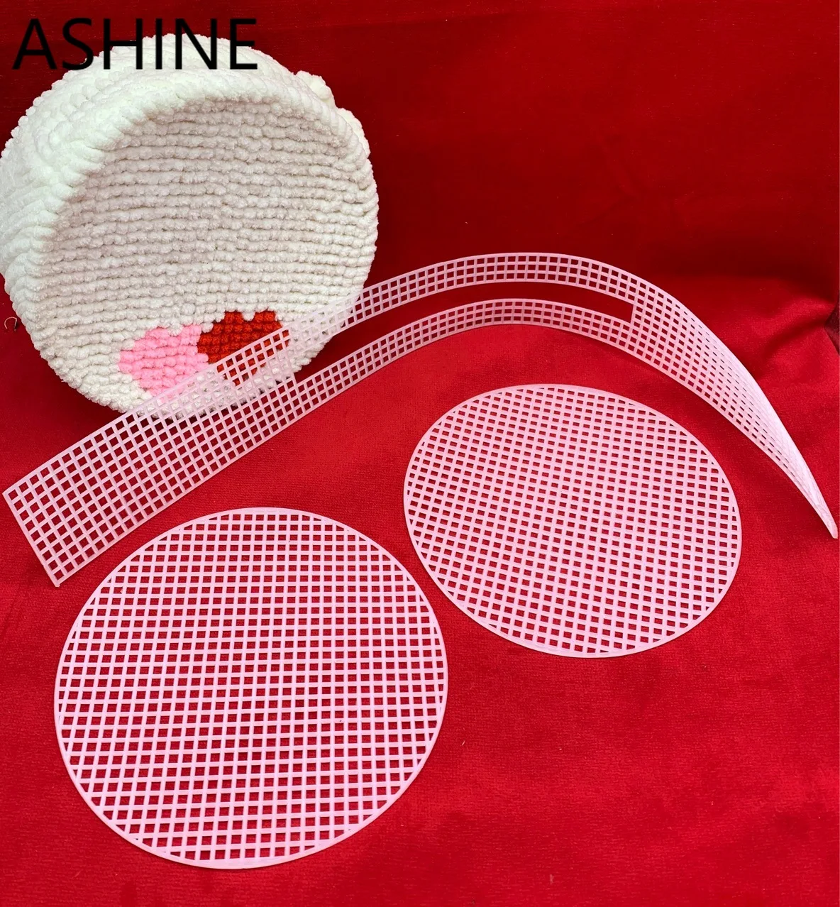 

Пластиковые сетчатые холщовые листы, вязальная сетка, «сделай сам», ремесло, сумочка, аксессуары, принадлежности для изготовления кошелько...