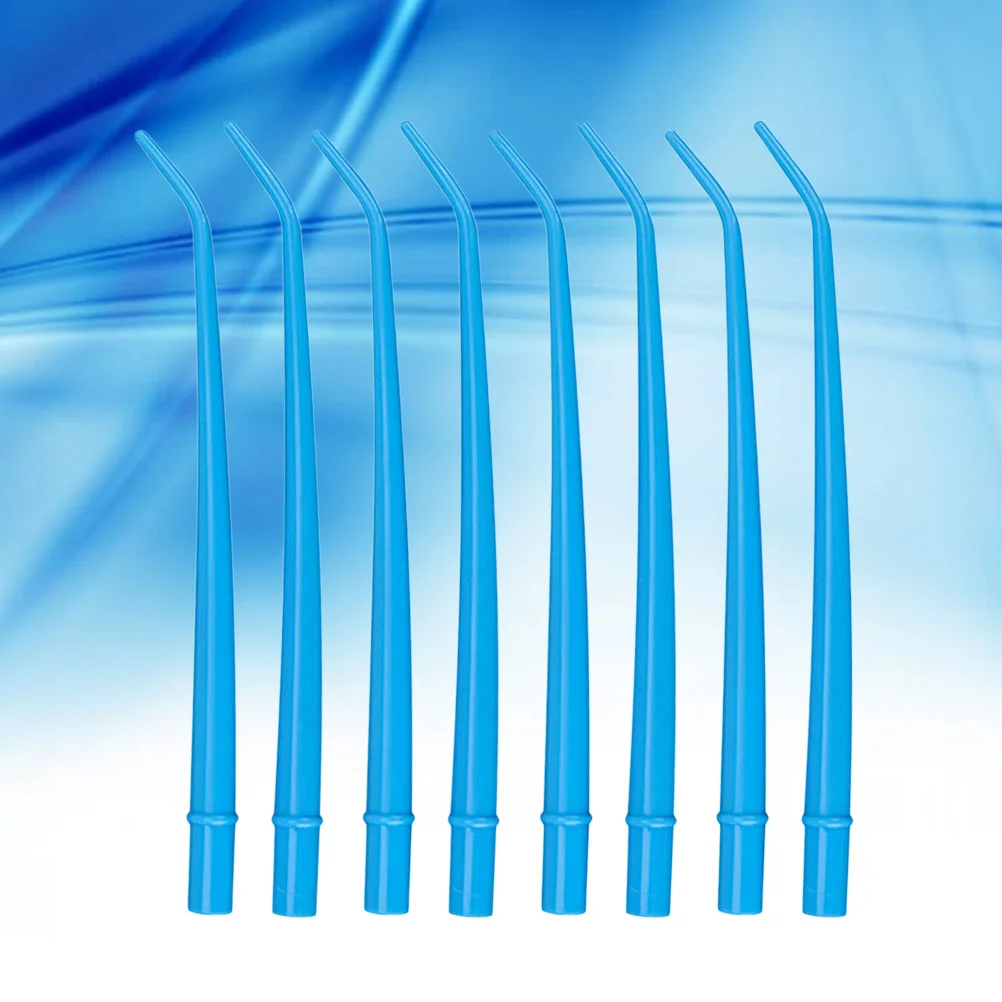 

25pcs Disposable Dental Aspirator Suction Tubes Dental Saliva Ejector Dental Materials (Blue)