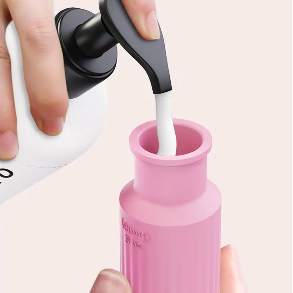 Силиконовая дорожная бутылка для косметики многоразовая Водонепроницаемая