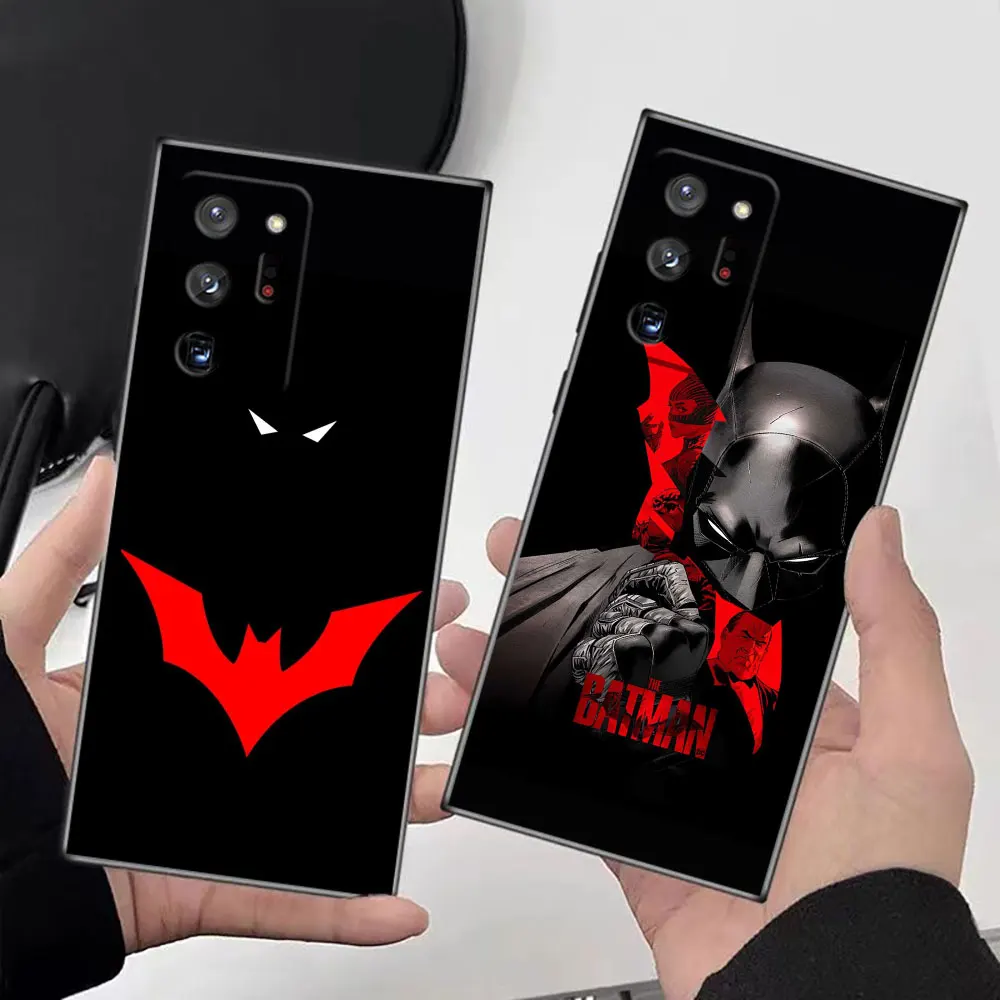 

Black Red B-Batman Phone Case For Samsung Galaxy NOTE 20 10 9 8 M62 M53 M51 M33 M32 M31 M30 M30S M23 J8 J7 J6 Case Funda Shell