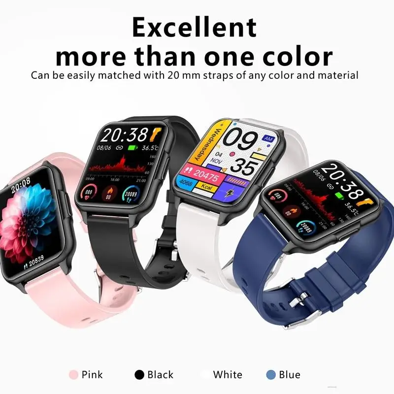 

Смарт-часы Q26 PRO с большим экраном 1,83 дюйма, пульсометром и измерением температуры тела