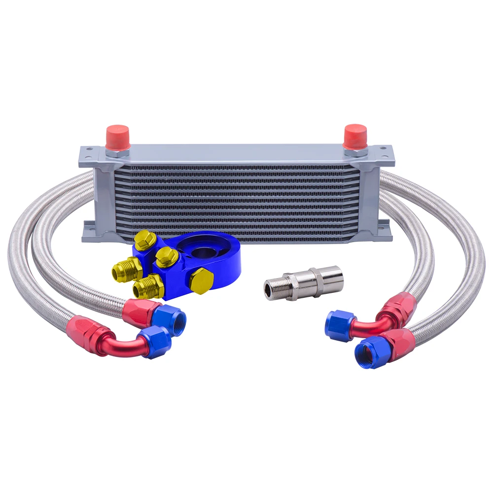 

wholesale universal racing car row 13 excavator hydraulic oil cooler