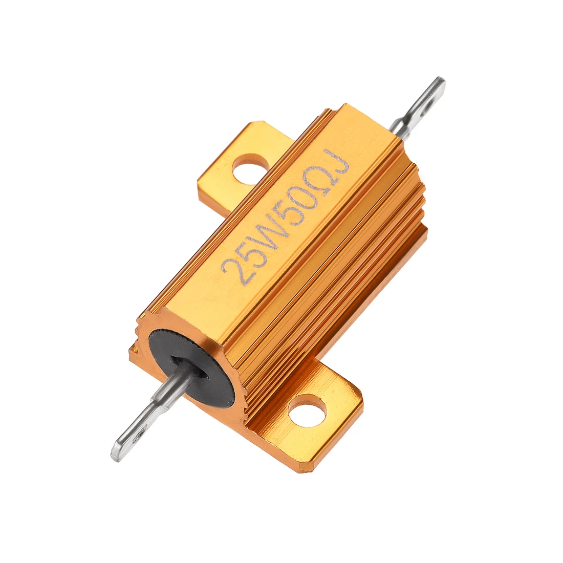 

Uxcell 25 Watt 50 Ohm 5% Aluminum Housing Resistor Screw Tap Chassis Mounted Aluminum Case Wirewound Resistor Load Resistors