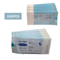 100pcs disposable sterile bag ziplock pocket medical grade sterilized pouch bags puncture self sealing tattoo supply