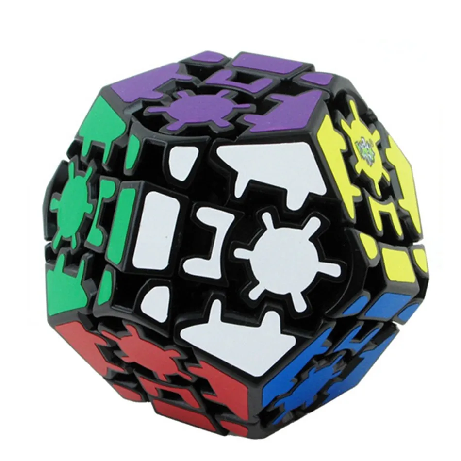

LanLan Gear Megaminx Strange Shape Cube Gear Tetradecahedra Magic Cube Puzzle Toys Christmas gift Cubo Magico For Children