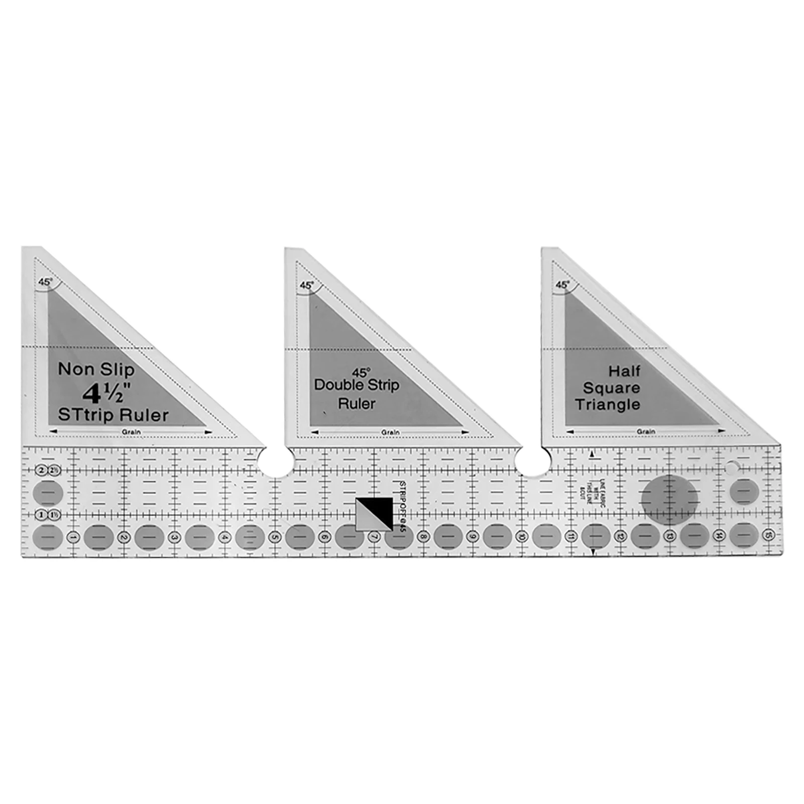 

Нескользящая профессиональная линейка для полос, практичный инструмент для шитья, домашний инструмент для лоскутного шитья, для квилтинга,...