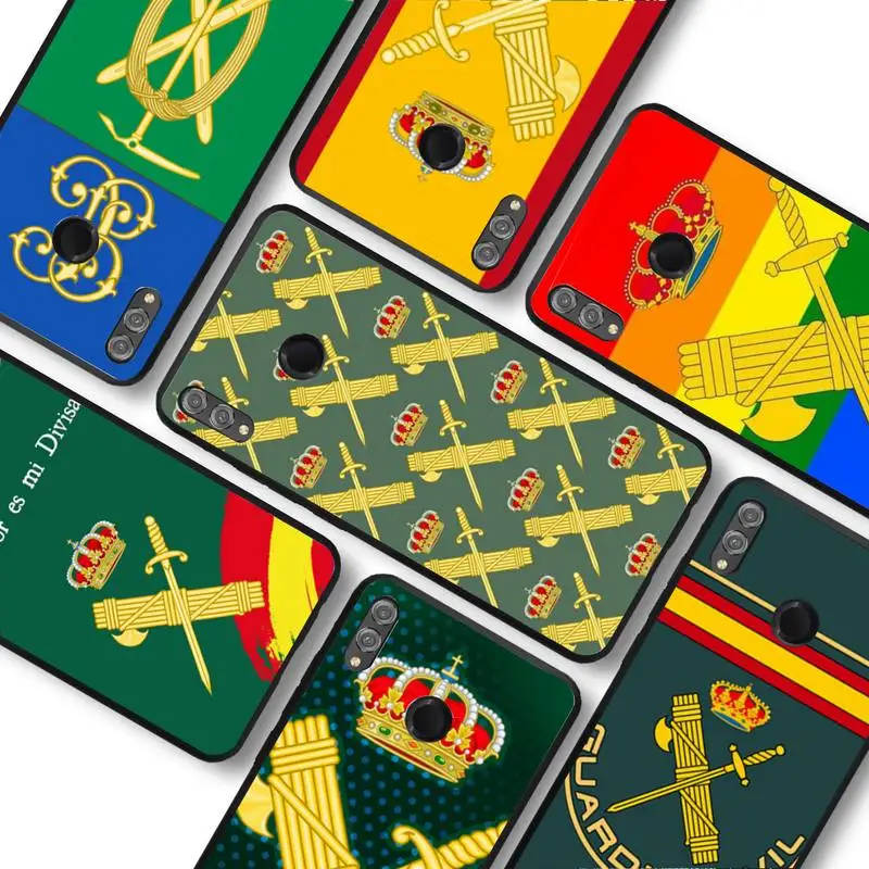 

Civil Guard Spanish Flag Phone Case for Redmi 8 9 9A for Samsung J5 J6 Note9 for Huawei NOVA3E Mate20lite cover