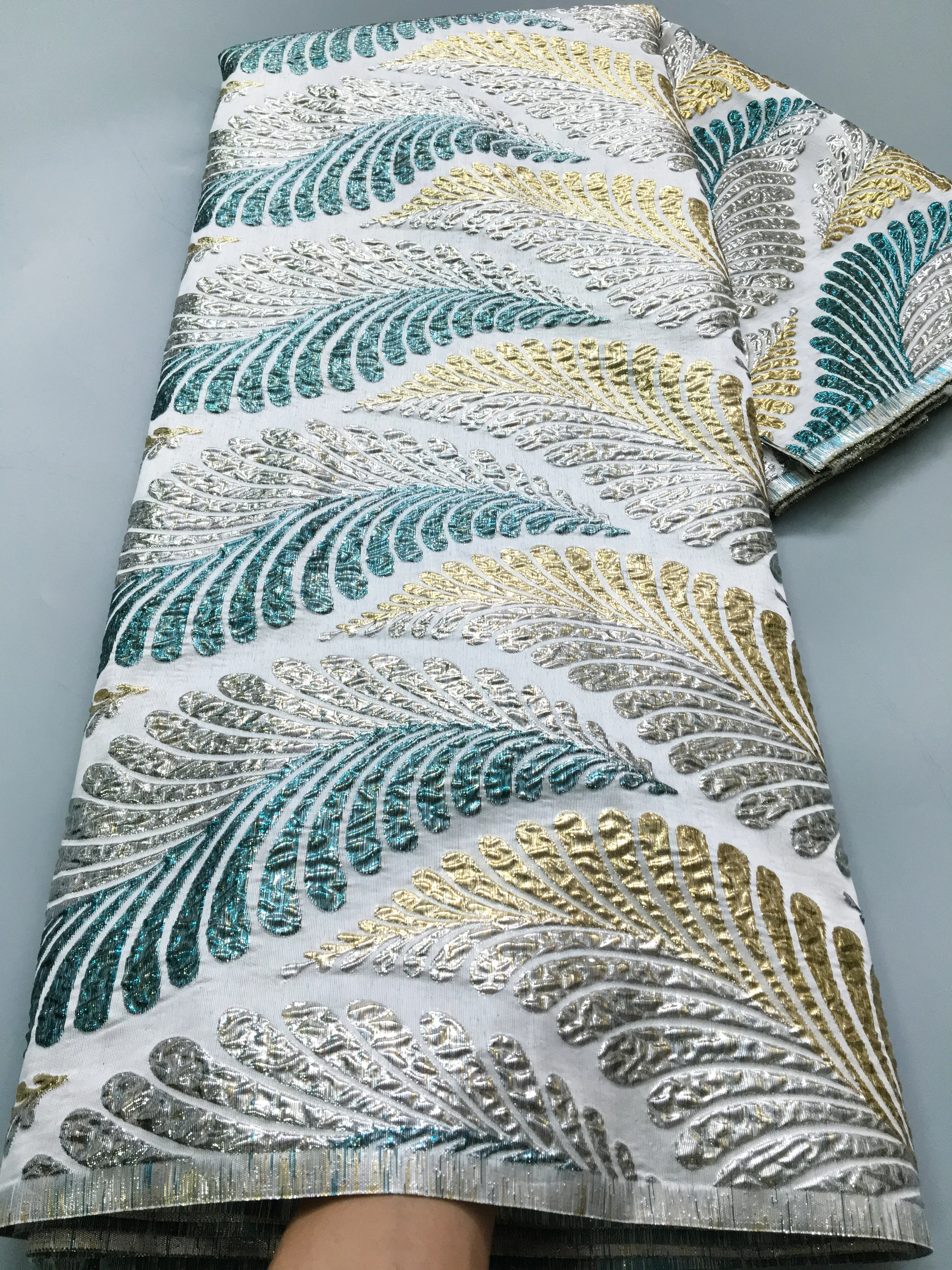 Африканская Тюлевая кружевная ткань 2024 высокое качество 5 ярдов нигерийская