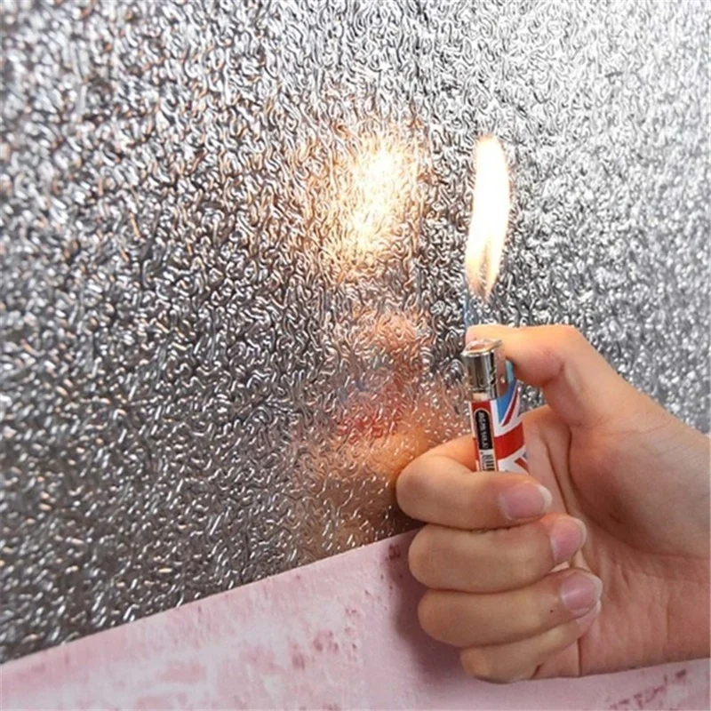 300cm Kitchen Oil-proof Waterproof Stickers Aluminum Foil Cabinet Stove Drawer Self Adhesive Wall Sticker DIY Wallpaper - купить по