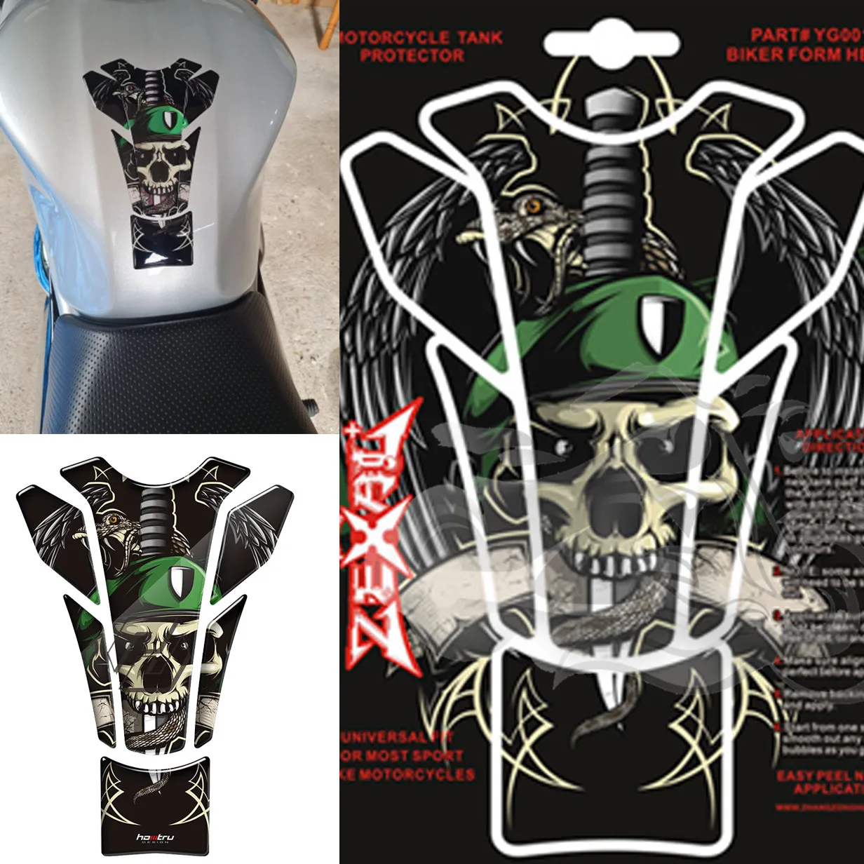 

Универсальная наклейка на топливный бак мотоцикла, подходит для CBR CB 500R 300R 650R X-ADV 750 CB1100 CBR400R CRF1100L Africa Twin