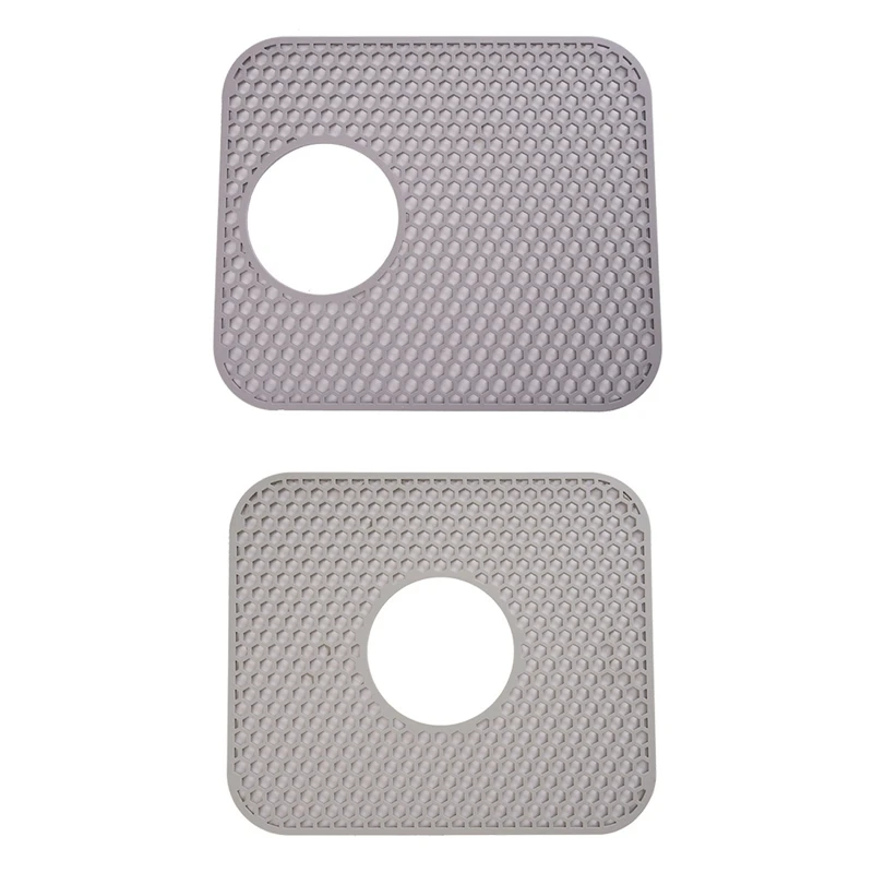 

Kitchen Sink Protector Mat Heat Resistant Silicone Sink Mat Grid Accessories