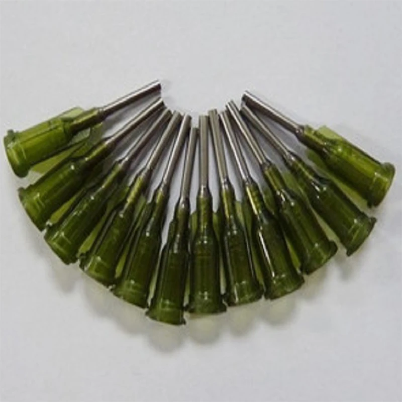 

500 шт. 14 г 3,5-дюймовая шпилька из нержавеющей стали с замком, Шпилька с замком, тупая игла, дозировочный наконечник/игла для дозирования клея с...