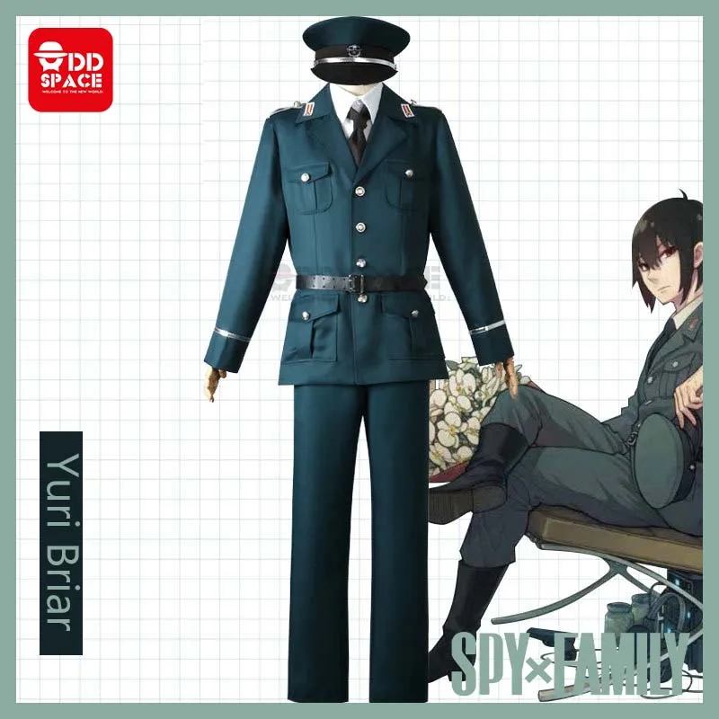 Spy X Family Yuri Briar Cosplay costume Military uniform service cap Yor Forger's brother cosplay clothes anime Halloween gifts