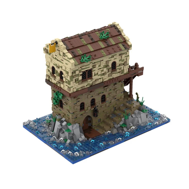 

Конструктор MOC модульный строительный, игрушка «сделай сам», для строительства дома на острове, подарок на день рождения, коллекция
