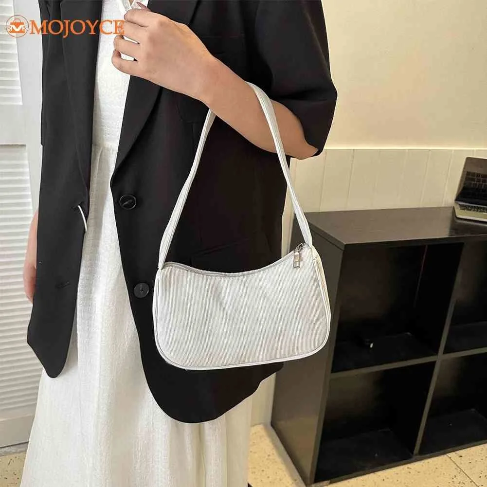 

Women Corduroy Hand Bag Female Solid Color Satchel Dumpling Bags Girls Crescent Backpack Ladies Underarm Bags Commute Handbags
