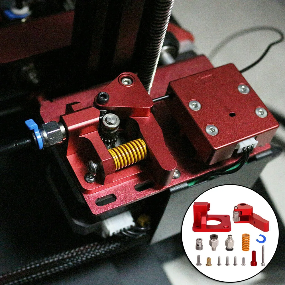 

Printer Double Gear Extruder Aluminum Alloy For Ender 3 CR10S Pro Replacement Tornado