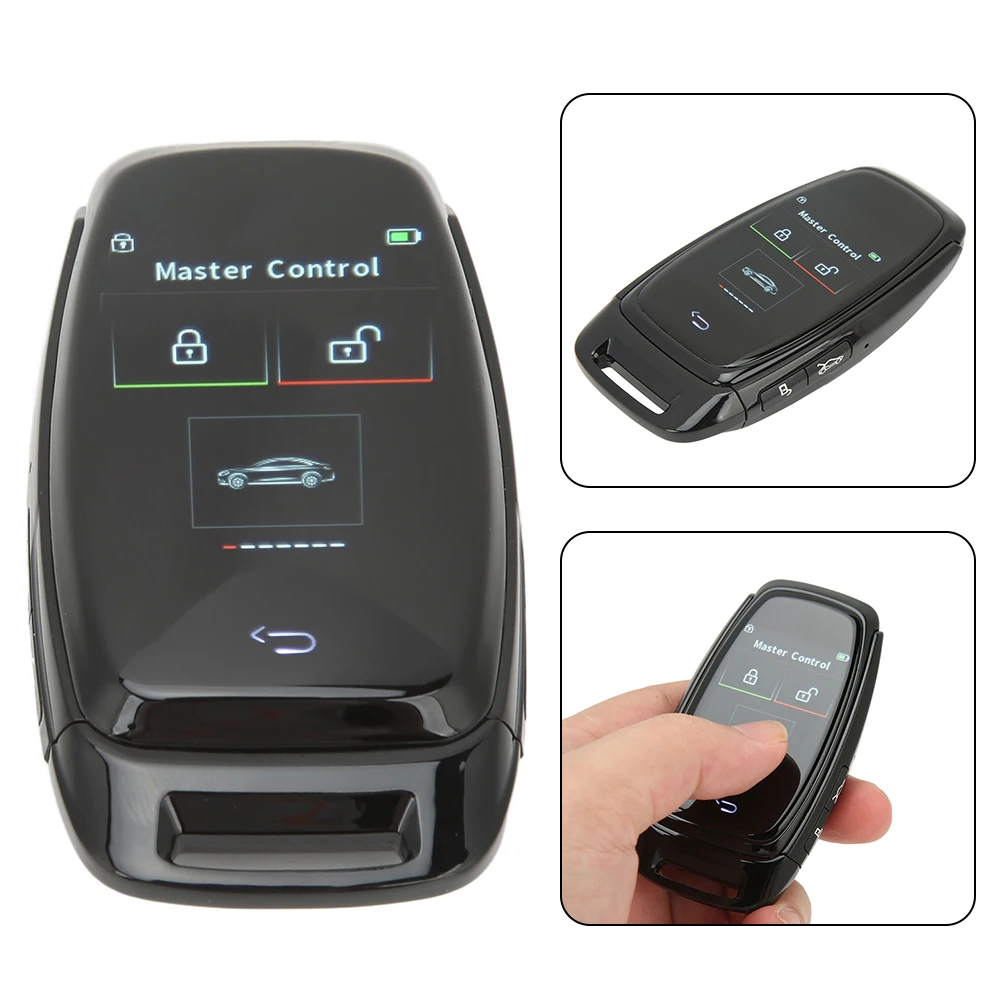 

Digital Remote Car Key For One-Key Start HD LCD Touch Screen Anti-Scratch Digital Smart Remote Key LCD Keys Car Accessories