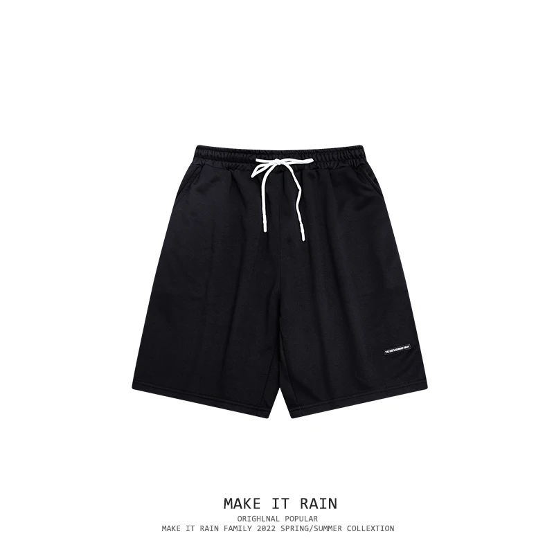 Women's Sports Shorts Solid Color High Waist Loose For Spring Summer Y2k Fashion Korean Version Casual Fifth Pants Clothing