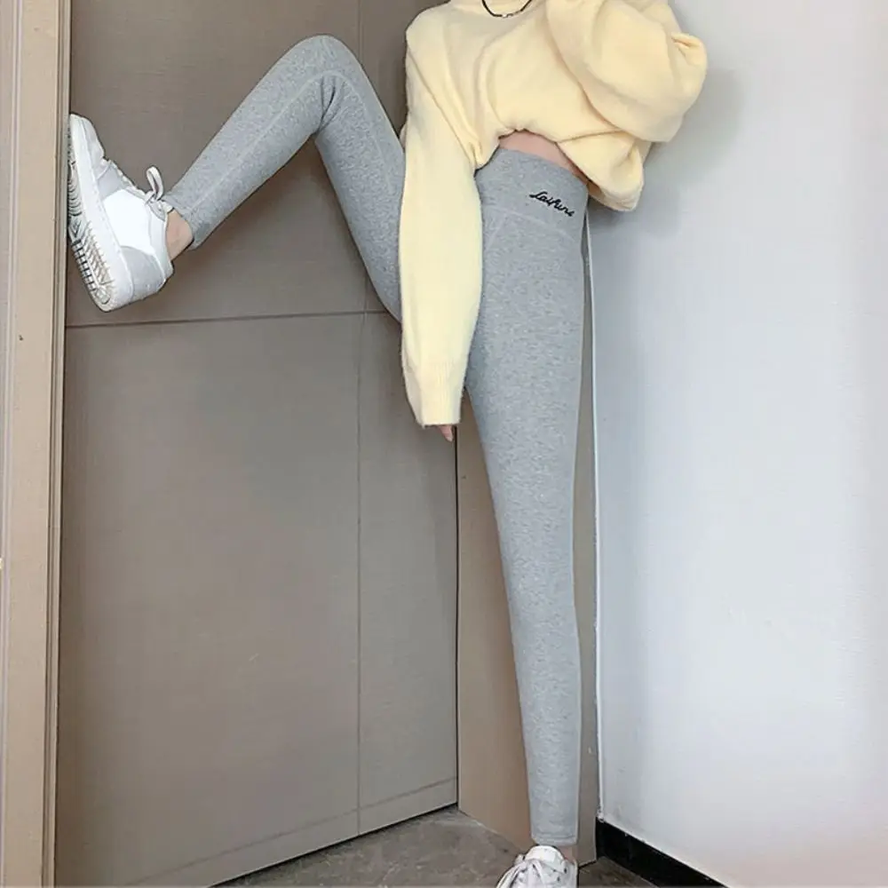 Оригинальные осенне-зимние бриджи не скатываются Утепленные длинные брюки