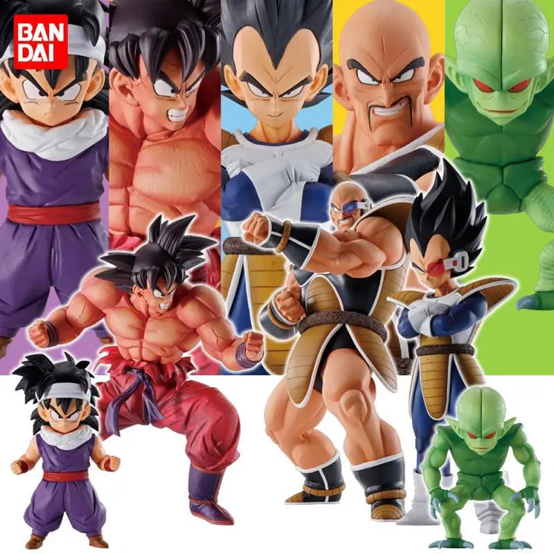 

In Stock Original Bandai Dragon Ball Ichiban Kuji Goku Nappa Gohan Saibaiman Vegeta Anime Figures Action Model Toys Collection